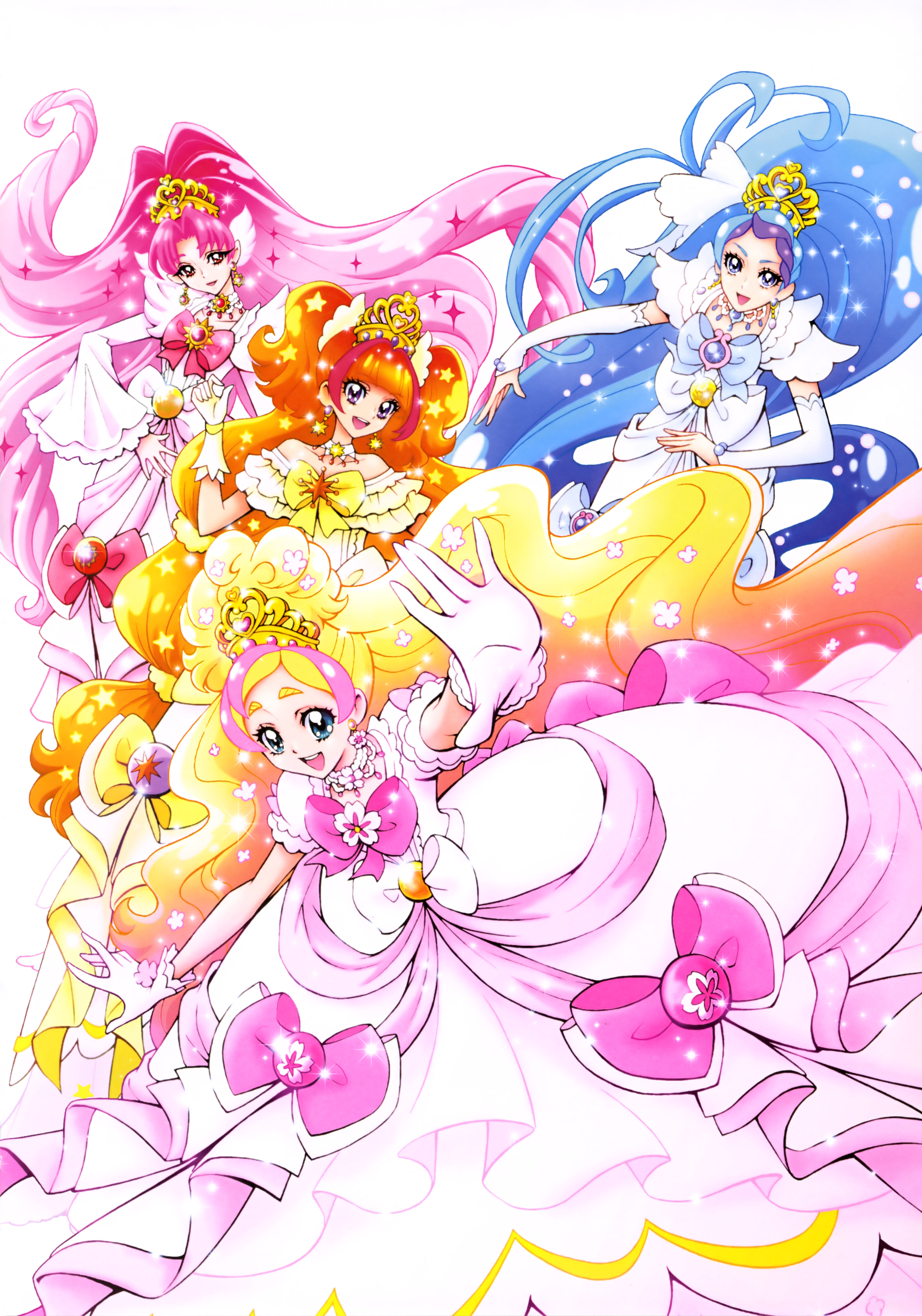 Kamikita Futago Go Princess Pretty Cure Pretty Cure Akagi Towa Amanogawa Kirara Haruno Haruka 0190